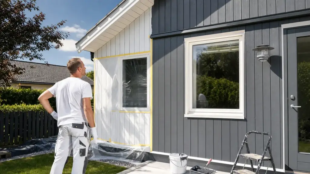 Hvornår er det bedst at male hus udvendigt? - Main Image