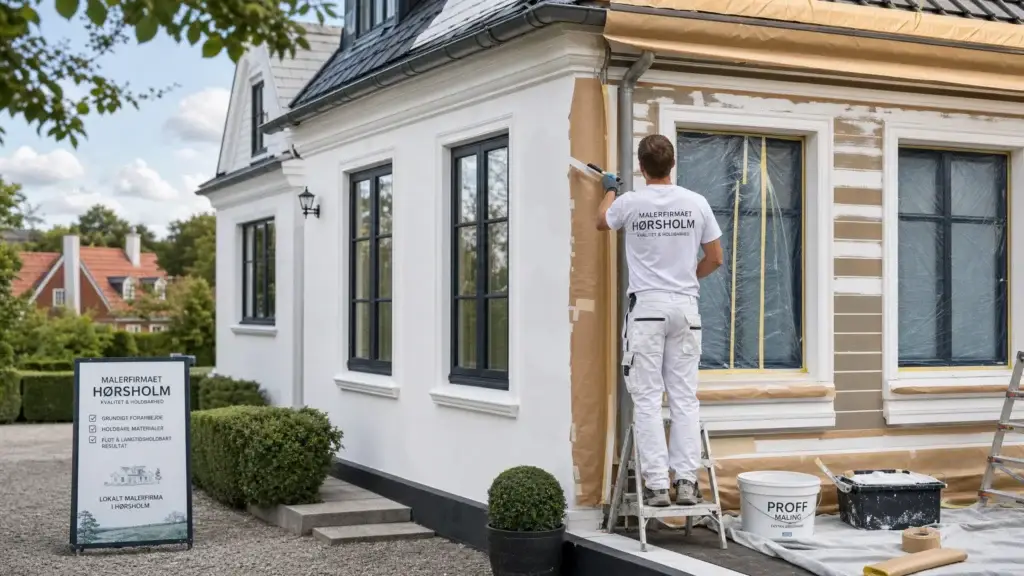Maler i Hørsholm med hjælp til vægge, lofter og træværk - Main Image